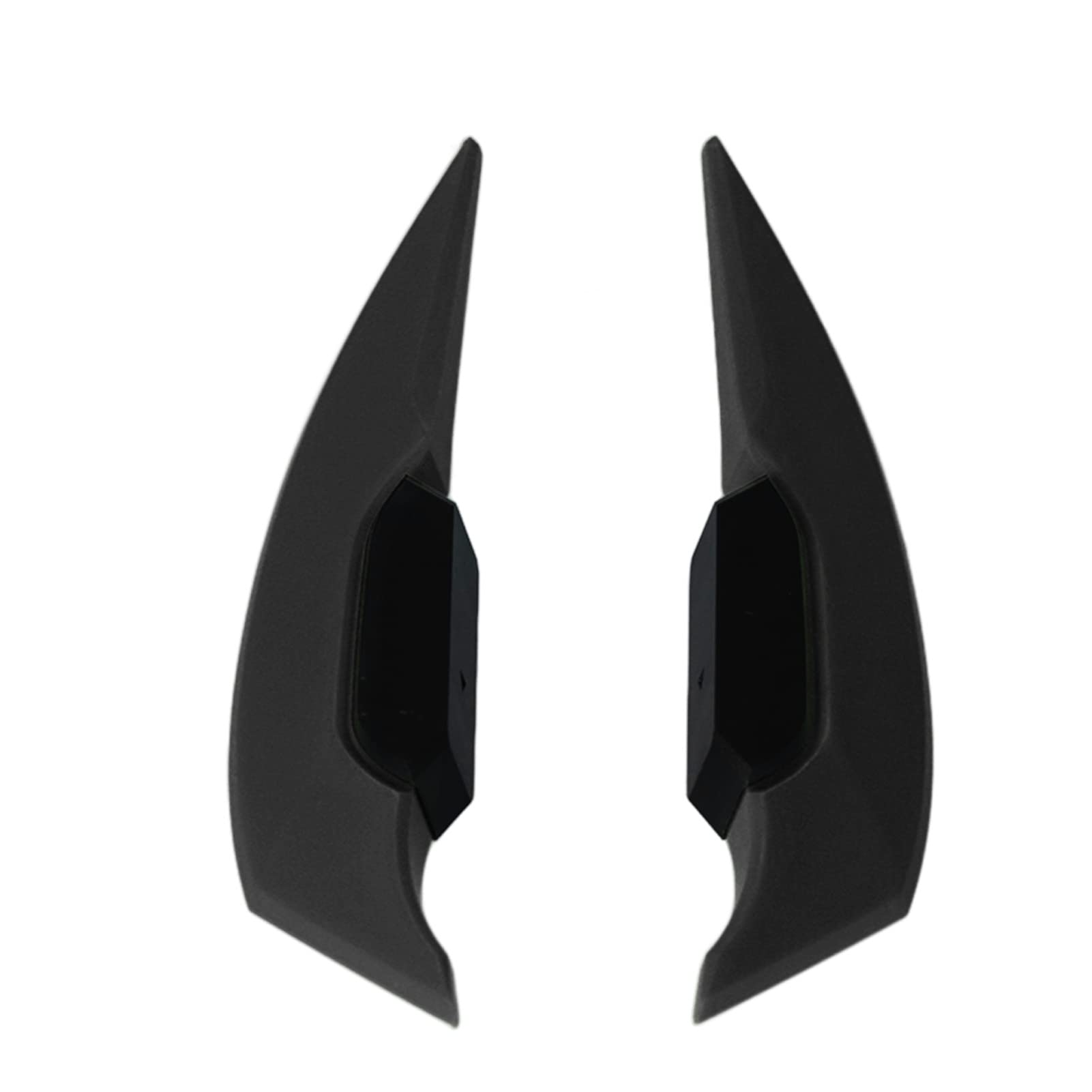 Aerodynamic Winglet Air Deflector 1 Paar Motorrad -Seiten -Winglet Aerodynamic Wing Spoiler Universal für Motorrad Elektrofahrräder für Alle Elektrofahrräder Passen (Black) von KIMISS