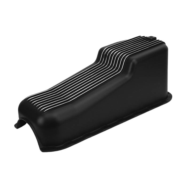 Aluminium Hochfestigkeit Motoröl Pfanne Summe Schwarz 4 Liter 283 302 305 327 350 1958-1979 Klassiker-Auto-Enthusiasten von KIMISS