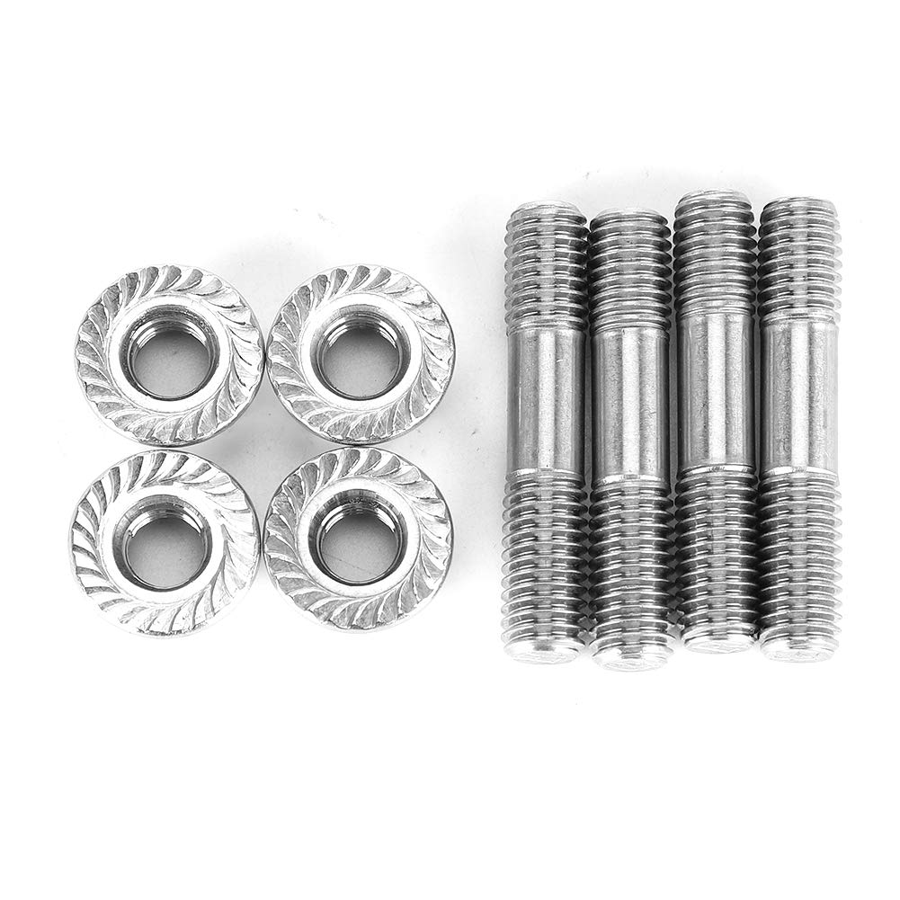 Auspuff Bolzensatz, Flanschmuttern Schraube, 4pcs Auto-Auspuffanlage Bolzenmuttern M8x1,25 42mm/1,65in T25 T28 Auspuff Bolzensatz, Flanschmuttern Schraube, 4pcs Auto-Auspuffanlage Bolzenmuttern M8x1,25 42mm/1,65in T25 T28 von KIMISS