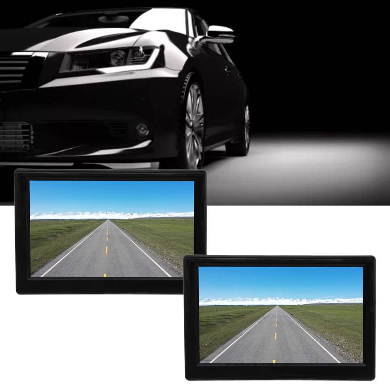 Fahrzeug-Blindspot-Kamerasystem,Auto-Seitenkamera-Kameras und Fahrsicherheits-Seitenansichtskamera Dc12V-24V 5-Zoll-Tft-LCD-Rückfahrkamerasystem-Kit IP67 Wasserdicht für Auto Bus LKW von KIMISS