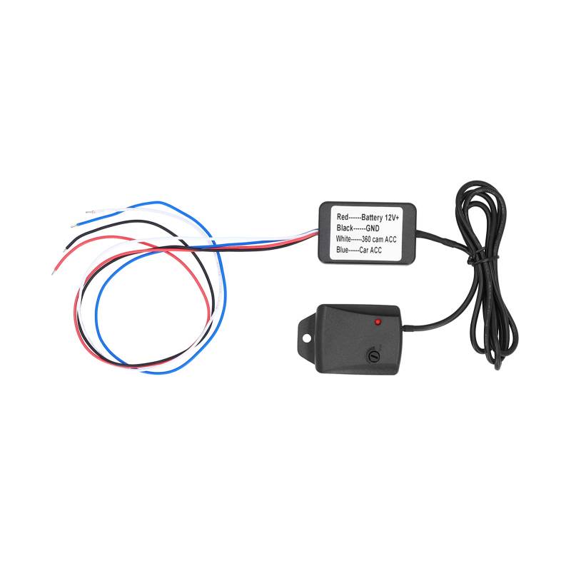 360-Grad-Kamera Vibrationssensor,Auto-Vibrationssensor, Auto 360 ° Panoramakamera Vibrationssensor Kunststoff-Fahrrekorder Spezialsensor 24 Stunden Echtzeit-Inspektion von KIMISS