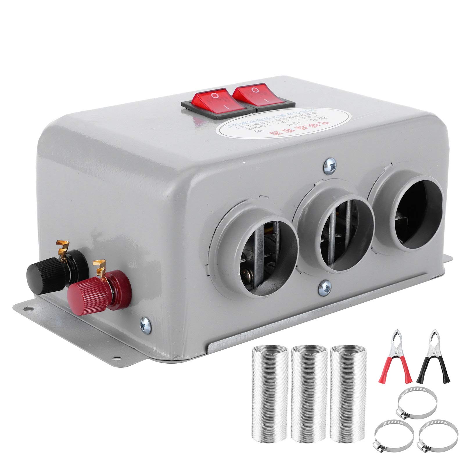Autoheizung, 12V Kompaktautoheizung 3-Loch 600W - 800W Winterschnelle Heizung Wärmer Frost Entfernen von geräuscharm Autoheizung, 12V Kompaktautoheizung 3-Loch 600W - 800W Winterschnelle Heizung Wärmer Frost Entfernen von geräuscharm von KIMISS