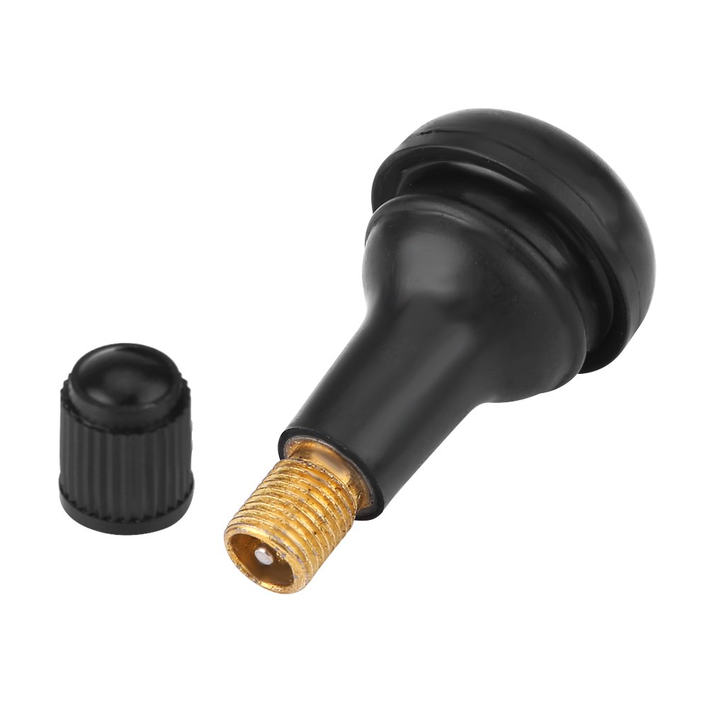 Autoreifen-Ventilschaft aus Schwarzem Metall und Gummi 10 Stücke Auto Auto Tr415 Rad Snap In Reifen Reifen Ventilschaft Kurzes Gummiventil Autoreifen-Ventilschaft aus Schwarzem Metall und Gummi 10 Stücke Auto Auto Tr415 Rad Snap In Reifen Reifen Ventilschaft Kurzes Gummiventil von KIMISS