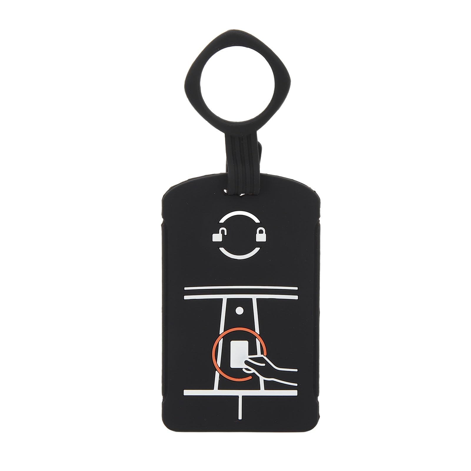 Autoschlüsselkartenhalter für Tesla Model Y Model 3, Silikon, Hitzebeständig, Rutschfest, Schlüsselkarten-Schutzhülle mit Schlüsselanhänger, Schutz, Schlüsselanhänger-Abdeckung, von KIMISS