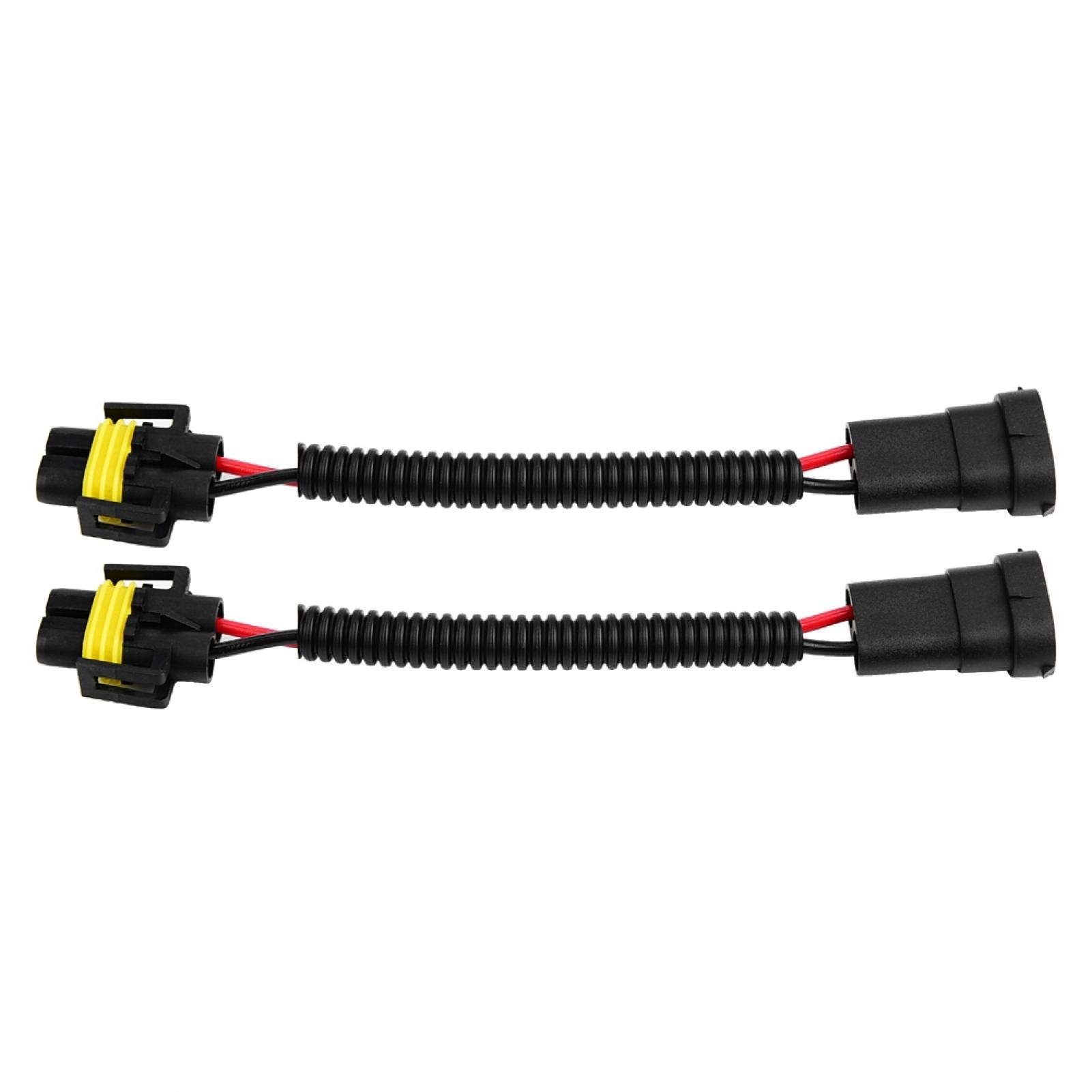 Nebelscheinwerfer-Adapterkabel,Duokon 2Pcs Scheinwerfer Nebelscheinwerfer Verlängerung Kabelbaum Steckdosen Anschlussadapter für H11 Nebelscheinwerfer-Adapterkabel,Duokon 2Pcs Scheinwerfer Nebelscheinwerfer Verlängerung Kabelbaum Steckdosen Anschlussadapter für H11 von KIMISS