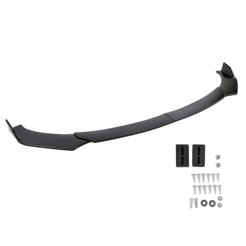Frontstoßstangenlippe, Universeller Frontspoiler Auto Frontspoil FrontstoßStange Spoiler Antikollisions Frontlippe Diffusor Spoilerlippe Front Stoßstangenlippe Splitter von KIMISS
