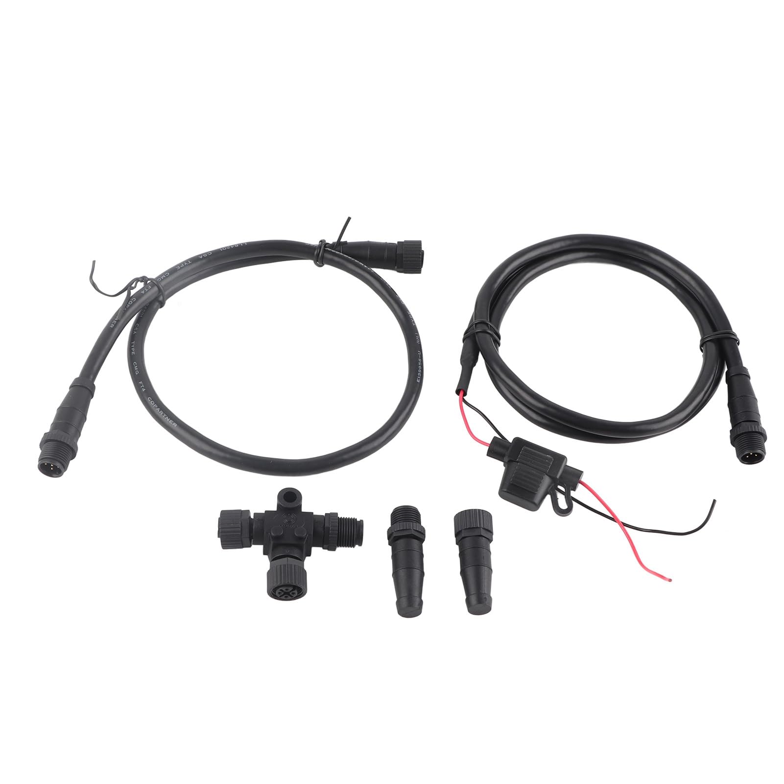Für NMEA2000-Starterkit, Marine für NMEA 2000 Starter Kit, Marine für NMEA 2000 Starter Kit 1 M Stromkabel mit Sicherung Male Female Terminator T-Anschluss für Lowrance Networks Boat/Yacht Series Für NMEA2000-Starterkit, Marine für NMEA 2000 Starter Kit, Marine für NMEA 2000 Starter Kit 1 M Stromkabel mit Sicherung Male Female Terminator T-Anschluss für Lowrance Networks Boat/Yacht Series von KIMISS