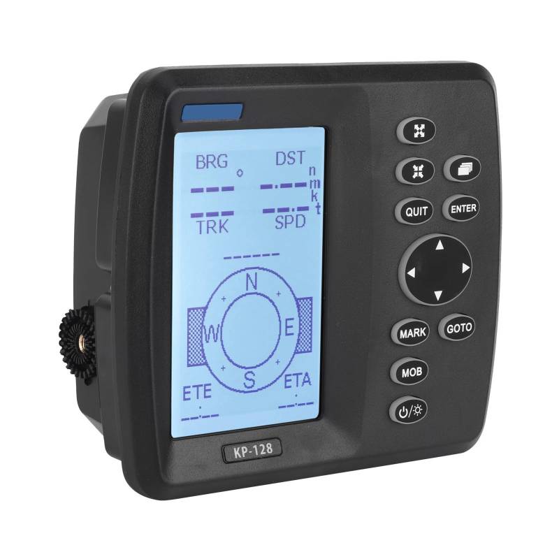 Marine GPS-Navigator,GPS-Navigation 4, 3-Zoll-LCD-Marine-Satellitennavigator GPS/SBAS-Navigationssystem DC12V-24V ONWA KP-128 von KIMISS