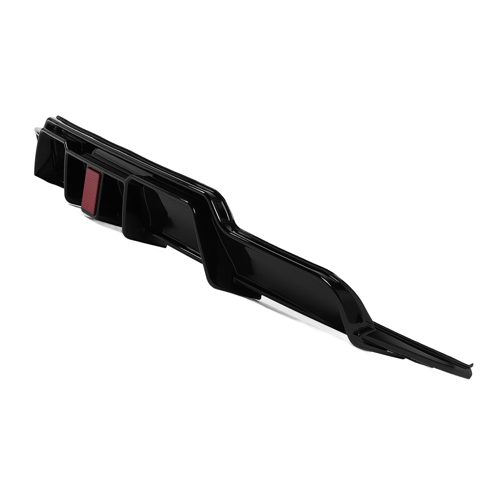 Heck Stoßfänger Diffusor Hochglanzschwarzer Spoiler -Körperkit für Modell 3 2021 2023 (Ohne Licht) von KIMISS