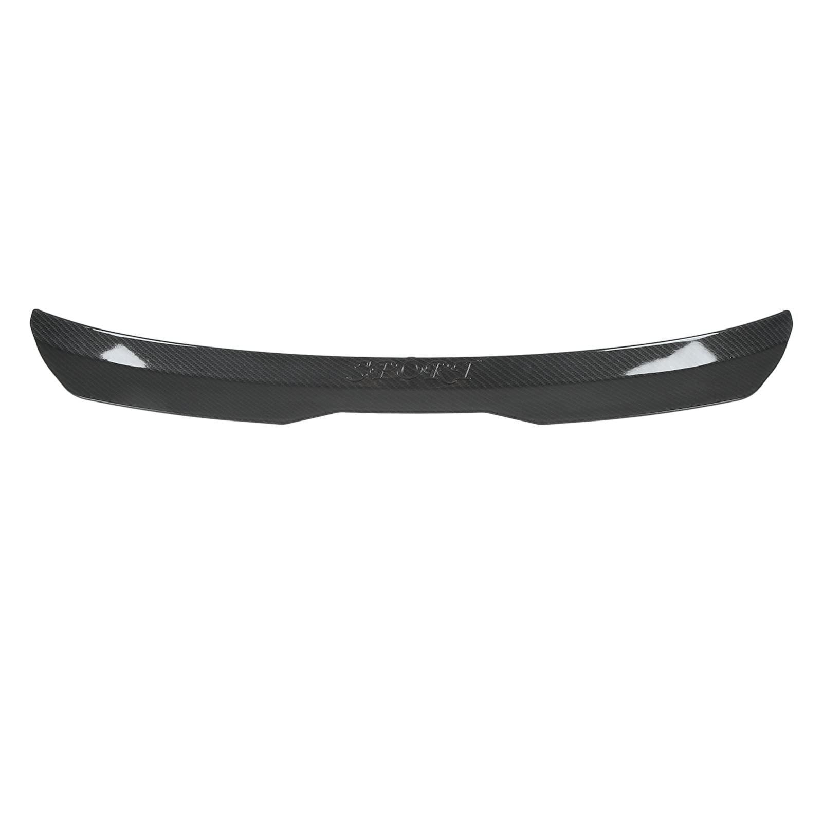 Heckscheiben-Dachspoiler, KIMISS Heckspoilerflügel, Universeller Auto-Heckspoilerlippen-Modifikationsersatz für A-Klasse MK1 MK2 MK3 MK4 MK5 MK6 MK7(Kohlefaser-Stil) von KIMISS