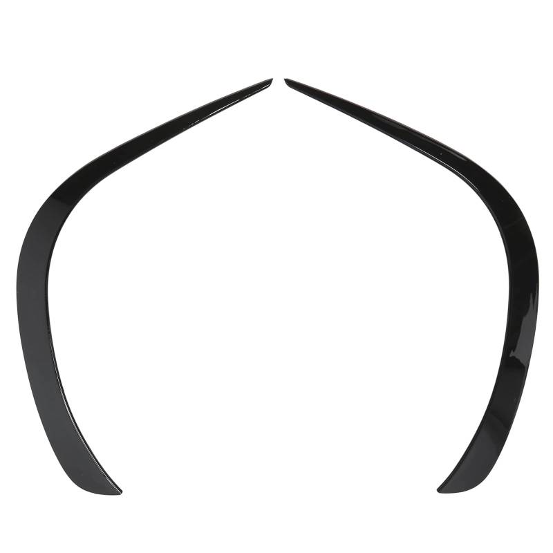 Frontstoßstange Windabweiser,Heckscheiben-Seitenspoiler, Air Vent Cover,Paar Frontstoßstange Air Vent Trim Side Spoiler Links Rechts Glänzend Schwarz Ersatz für GLE Klasse 2019 Automodifikation von KIMISS