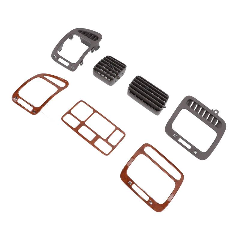 Hocheffizienzverstärkte Belüftung für LC100 1998-2007 Vorderseite AC AIR Vent -Outlet -Kühlergrill Set Innenausbesserung des Professionellen Grades von KIMISS