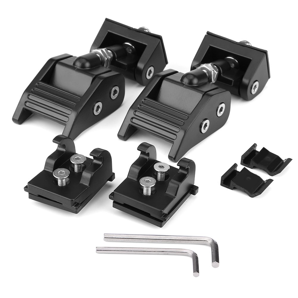 KIMISS 2pcs Hood Lock Catch Set Hood Verschlüsse Bracket Buckle Kit KIMISS 2pcs Hood Lock Catch Set Hood Verschlüsse Bracket Buckle Kit von KIMISS