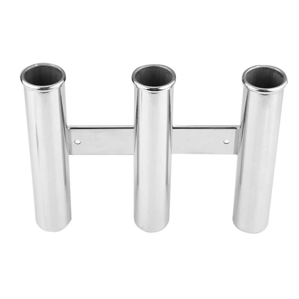 KIMISS 3 Link Fish Holders Edelstahl Clamp auf Angelrutenhalter Verstellbares Boot Kajak Angeln Angelgerät KIMISS 3 Link Fish Holders Edelstahl Clamp auf Angelrutenhalter Verstellbares Boot Kajak Angeln Angelgerät von KIMISS