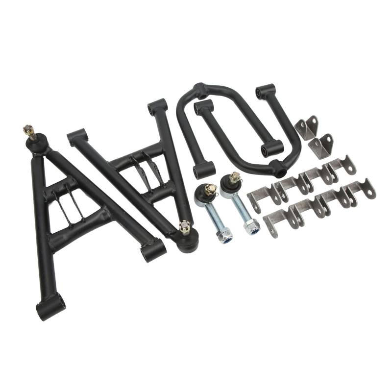 KIMISS 350 Mm Vorderradaufhängung, Stoßdämpfer, Schwingarm-Kit, Obere Untere Kugelgelenke, Spurstangen, Aufhängungssatz, Ersatz für GY6 110 Cc 150 Cc 200 Cc ATV 4 Quad Go von KIMISS