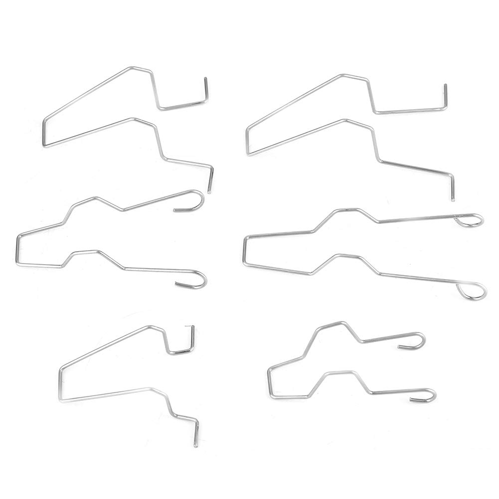 KIMISS 6 Stück/Set Scheinwerferlampen-Haltefederklammer 5ZHSFULLKIT Stahl-Scheinwerfer Halteklammer für H1 H3 H4 H7-Glühbirnen KIMISS 6 Stück/Set Scheinwerferlampen-Haltefederklammer 5ZHSFULLKIT Stahl-Scheinwerfer Halteklammer für H1 H3 H4 H7-Glühbirnen von KIMISS