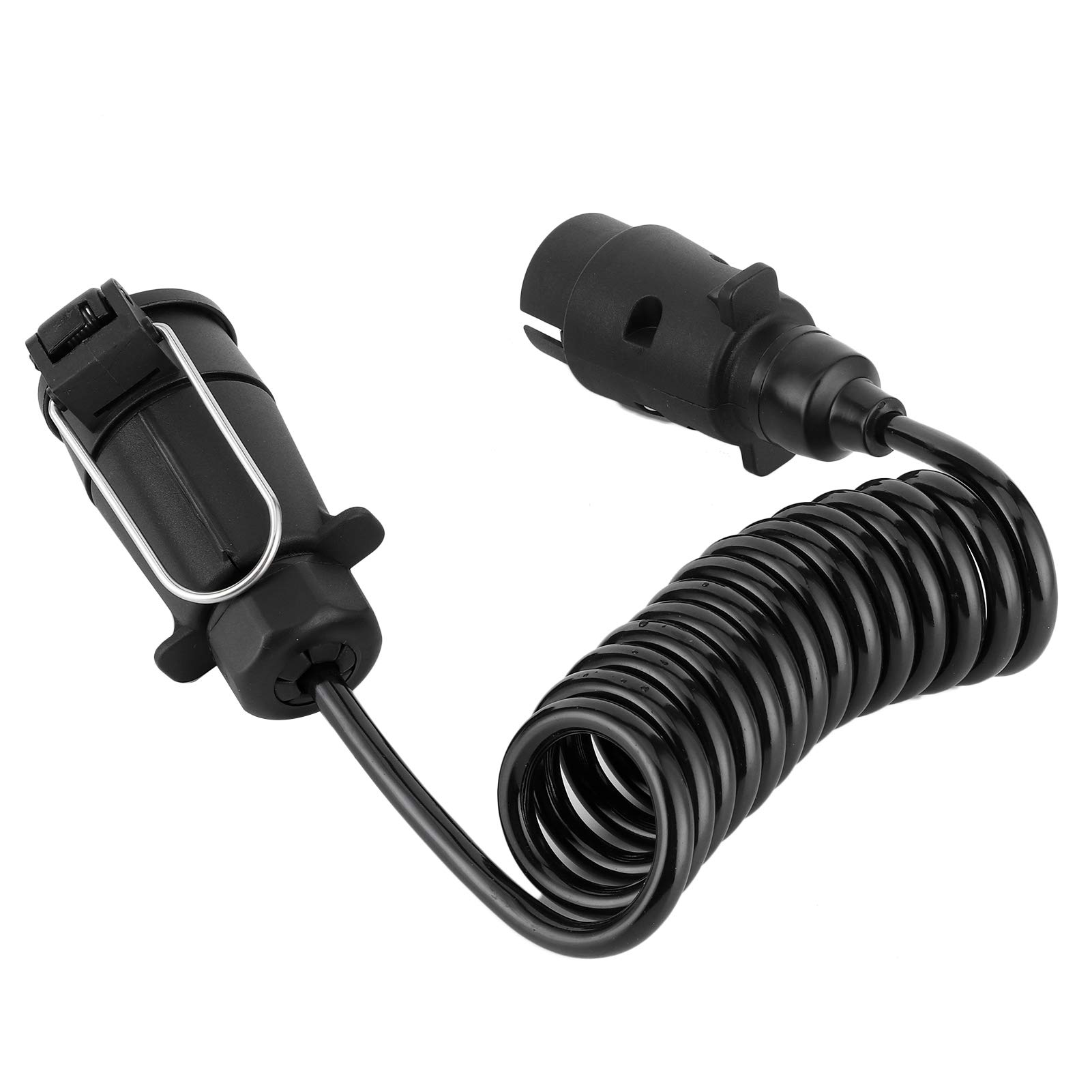 KIMISS 7 -Wege -Anhänger Stecker Stecker Sockeladapterverkleidungsstecker für Caravan 2m Federkabelkabel mit Anhängerbeleuchtungsbrettausdehnung KIMISS 7 -Wege -Anhänger Stecker Stecker Sockeladapterverkleidungsstecker für Caravan 2m Federkabelkabel mit Anhängerbeleuchtungsbrettausdehnung von KIMISS