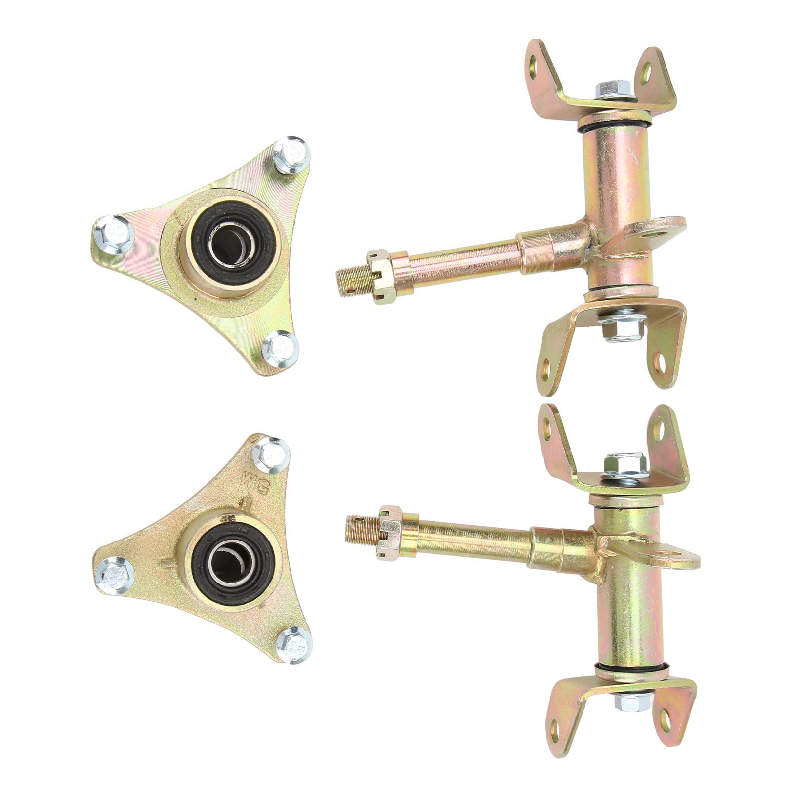 Achsschenkel Vorne Links Rechts Bremsscheibe Radachse Felge Nabenstummel Aluminiumlegierung Set für ATV Go Karts Offroad UTV Quads Achsschenkel Vorne Links Rechts Bremsscheibe Radachse Felge Nabenstummel Aluminiumlegierung Set für ATV Go Karts Offroad UTV Quads von KIMISS