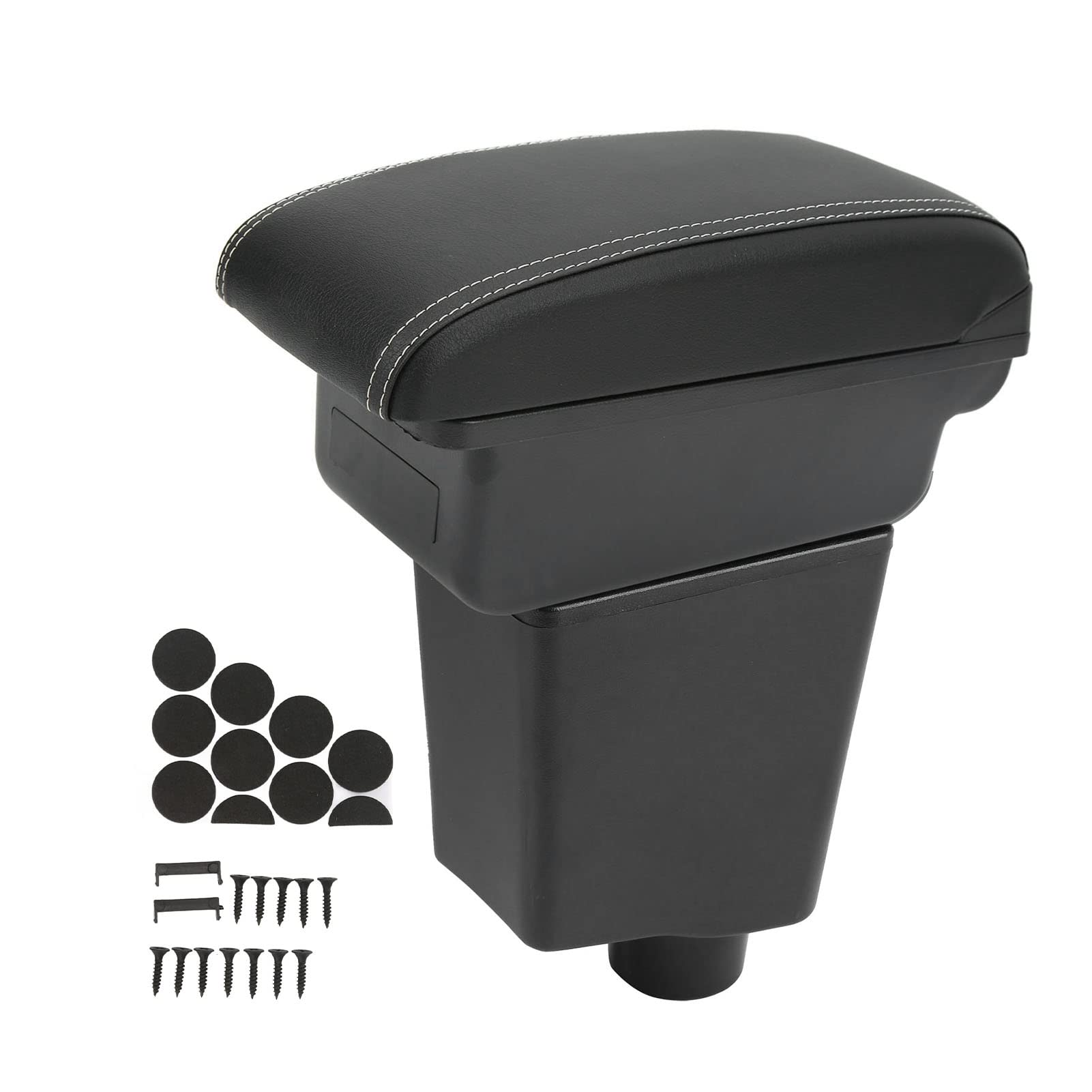 KIMISS Armlehnenbox für Captur Clio 4 Auto Mittelkonsole Armlehnen-Aufbewahrungsbox mit USB-Anschlüssen Kunstleder Leiser Verschluss KIMISS Armlehnenbox für Captur Clio 4 Auto Mittelkonsole Armlehnen-Aufbewahrungsbox mit USB-Anschlüssen Kunstleder Leiser Verschluss von KIMISS