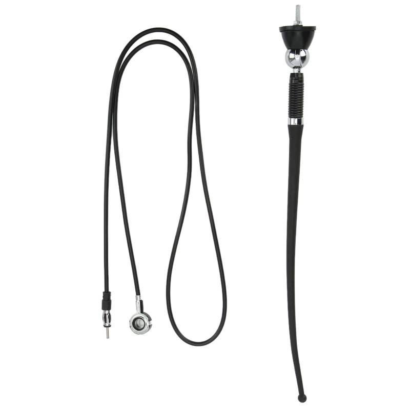 KIMISS Auto -Stereo -Antenne FM AM Signal Aerial - Universal 36 cm ABS -Funkantenne für Autos, Lastwagen, SUVs und von KIMISS