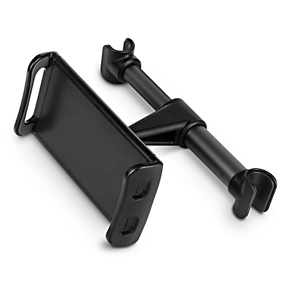 KIMISS Autotelefonhalter, Autokopfstütze Telefonhalterung 360 ° drehbarer Tablet-Halter Rücksitz Handyhalterung(Schwarz) von KIMISS