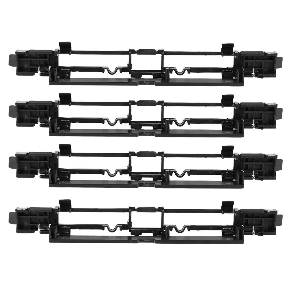 KIMISS Dachträger, Duokon Dachträgerabdeckung 4 STK. Autodachträgerabdeckung Schienenverkleidung Formklappe ABS Passend für Vauxhall OPEL Astra H MK5 von KIMISS