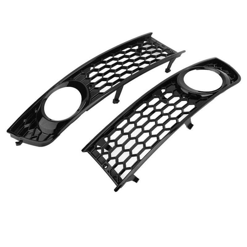 Nebelscheinwerfer Gitter für A4 B6 2002-2005 - 2 Stück untere Stoßstange Grill für verbesserten Stil und Schutz von KIMISS