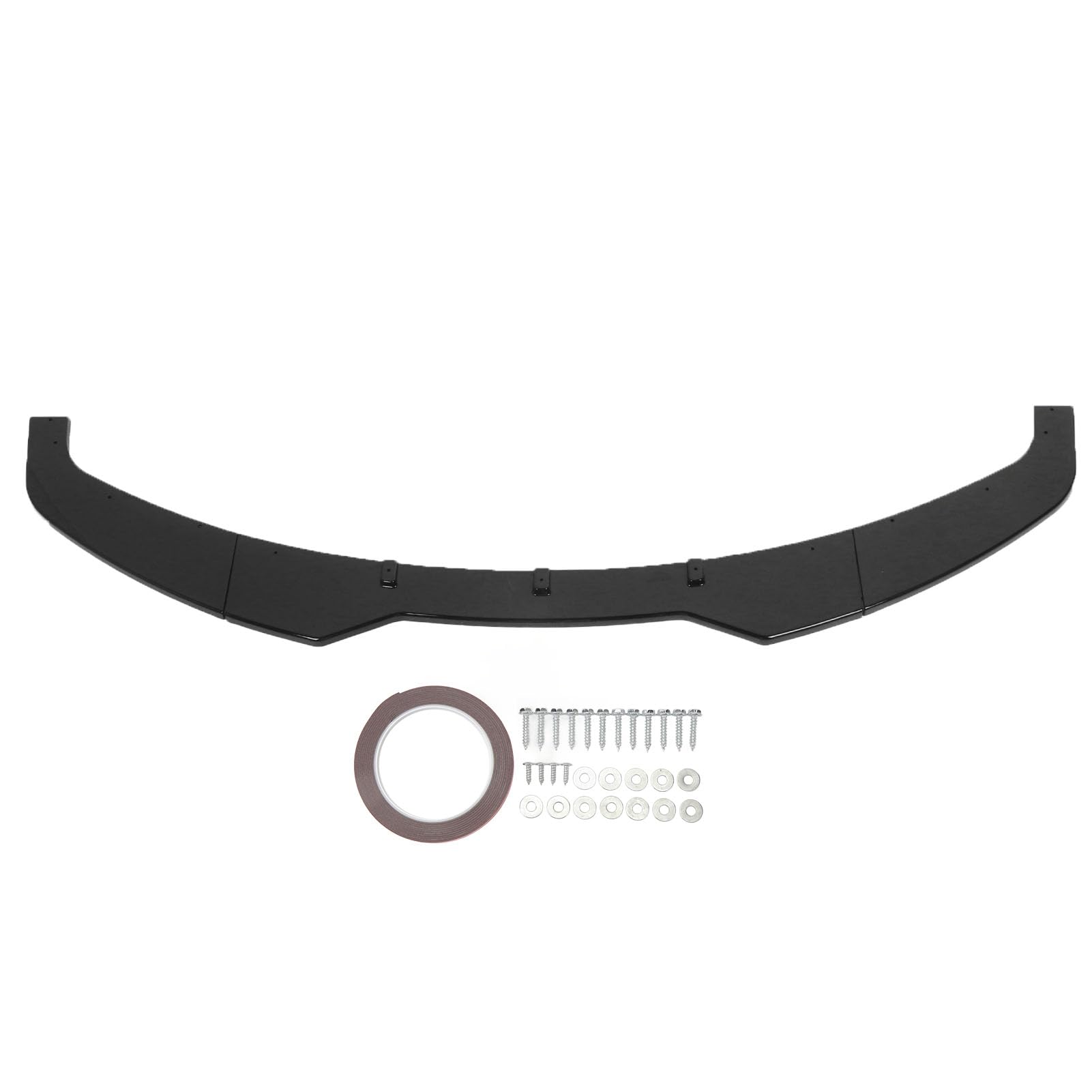 KIMISS Frontstoßstangen-Lippensplitter, Frontstoßstangen-Diffusor-Set, Stoßstangenlippen-Kinn-Spoilerschutz für 3er F30 F31 2013 Bis 2019 (glänzend schwarz) von KIMISS