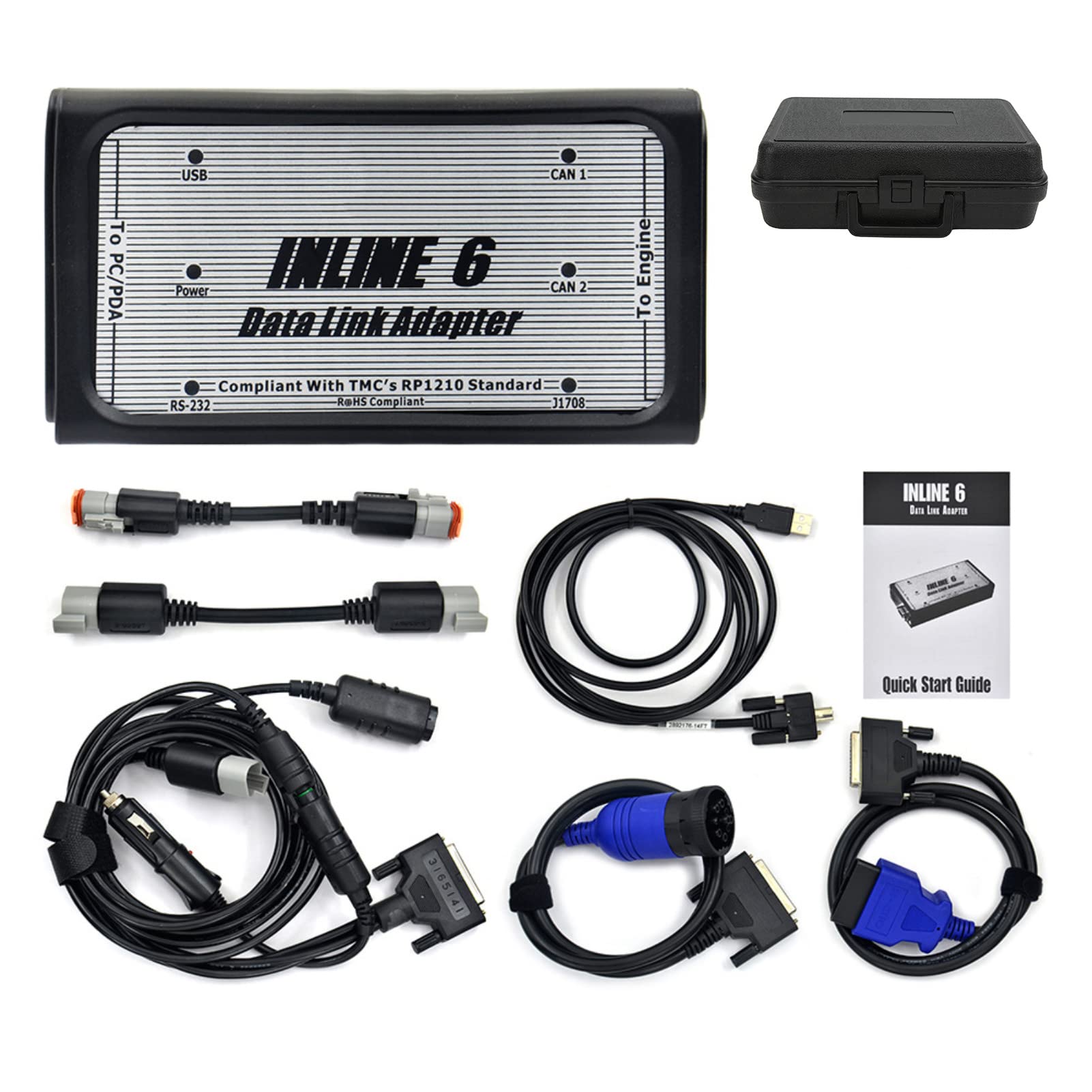 KIMISS Für INLINE 6 Data Link Adapter Kit Hochleistungs-Diagnose-OBD2-Scanner für Cummins Engine J1939 J1708 KIMISS Für INLINE 6 Data Link Adapter Kit Hochleistungs-Diagnose-OBD2-Scanner für Cummins Engine J1939 J1708 von KIMISS