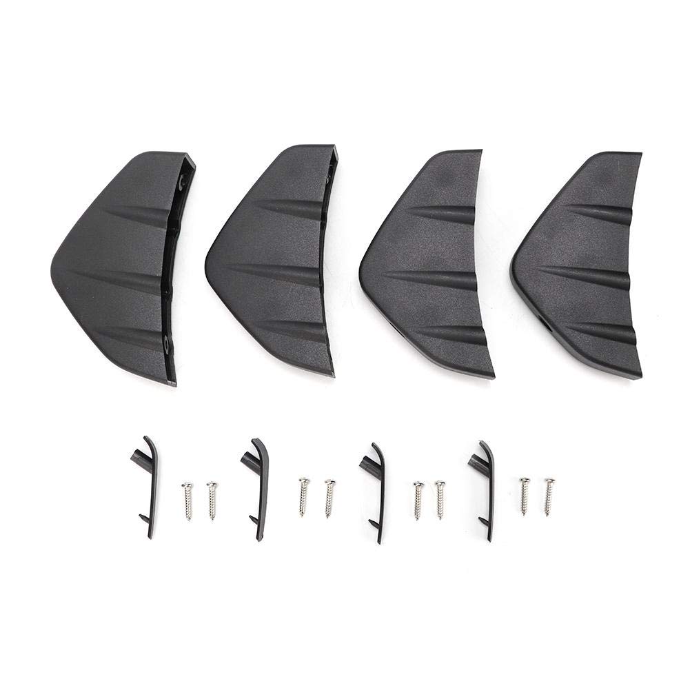 KIMISS Heckspoiler, ABS 4tlg. Heckstoßstange Lip Spoiler Shark Fin Style Black Universal Parts KIMISS Heckspoiler, ABS 4tlg. Heckstoßstange Lip Spoiler Shark Fin Style Black Universal Parts von KIMISS