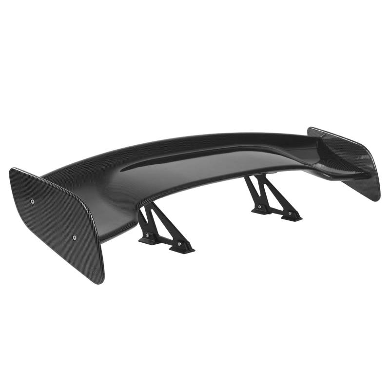 KIMISS Heckspoilerflügel, Carbon Heckspoiler-Kit mit Montagewerkzeug für GT Style Universal für Limousine von KIMISS