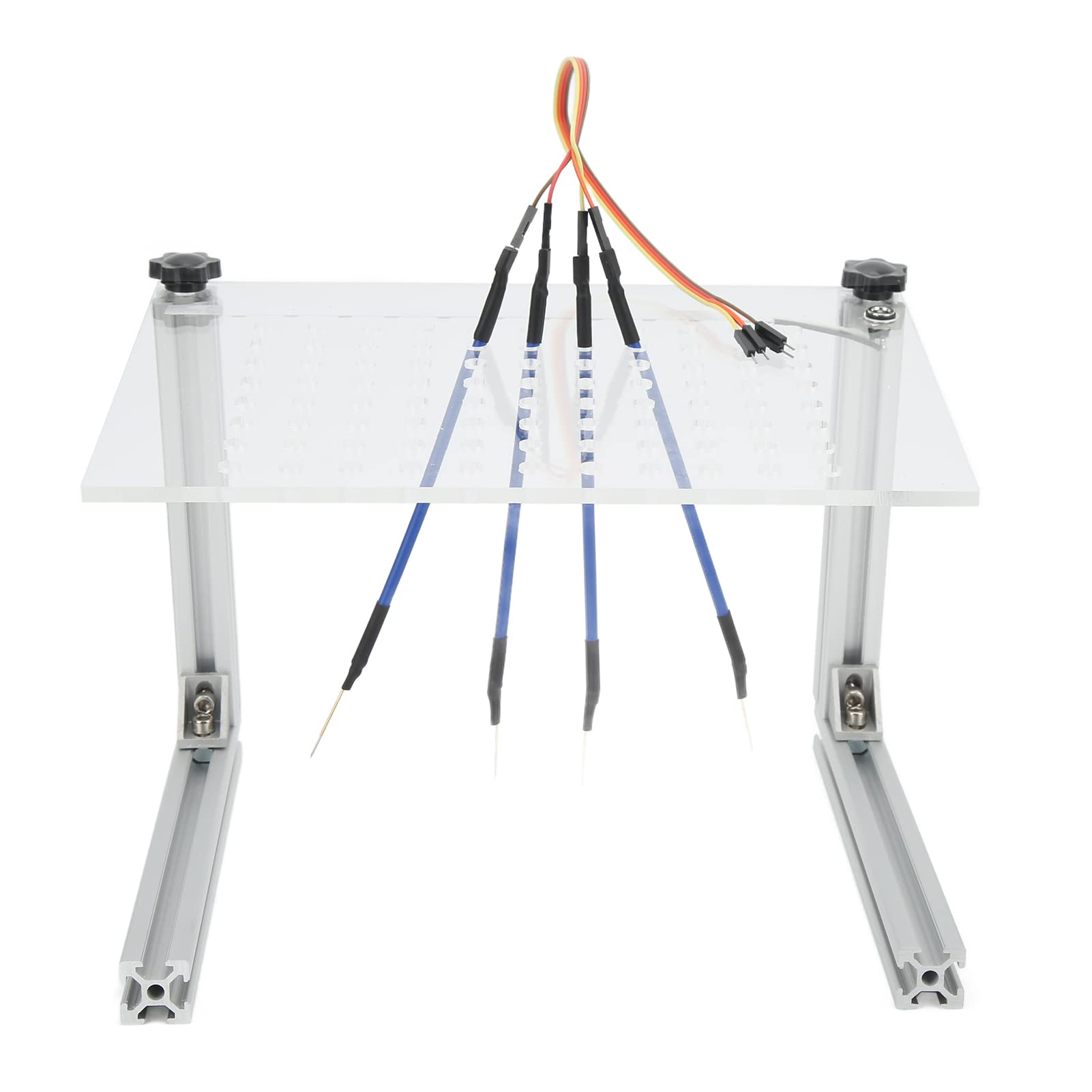 LED-BDM-Rahmenset, Diagnose-BDM-Rahmen, Silberfarbene LED-BDM-Rahmenhalterung Multifunktions-ECU-Programmierwerkzeug mit 4 Sondenstiften für Fahrzeuge von KIMISS