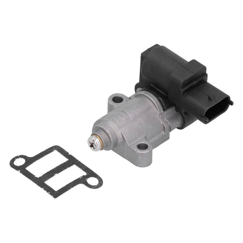 KIMISS Leerlaufdrehzahlregelventil, IAC-Ventil 35150-02800, Edelstahl, Schwarz, Rückschlagventil, Automotive Engine Air Intake System Component, Ventil von KIMISS