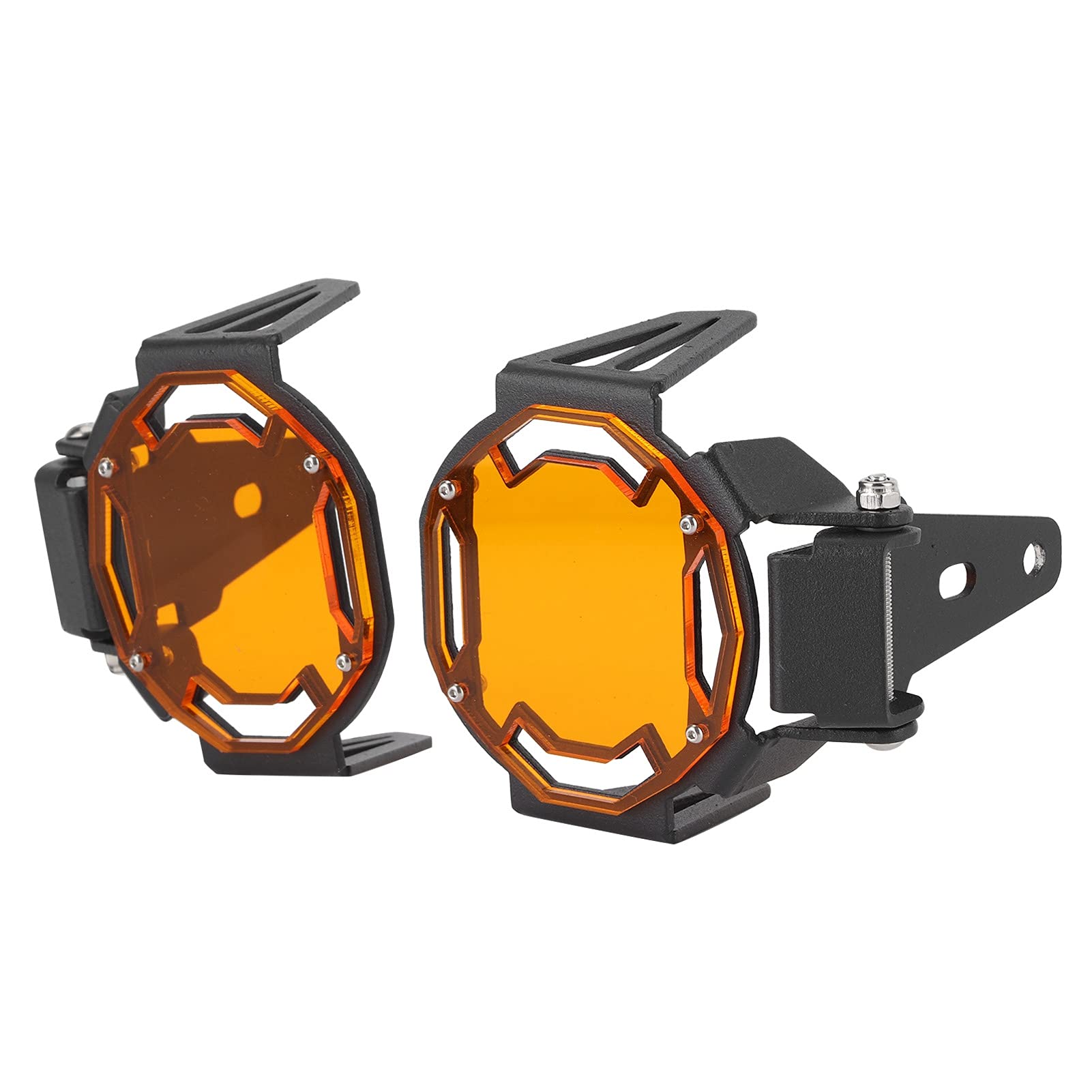 Motorrad-Nebelscheinwerfer-Schutzschraube, LED-Lampen-Schutzabdeckung, passend für R1200GS/R1250GS Adventure LC Etc (Orange) von KIMISS