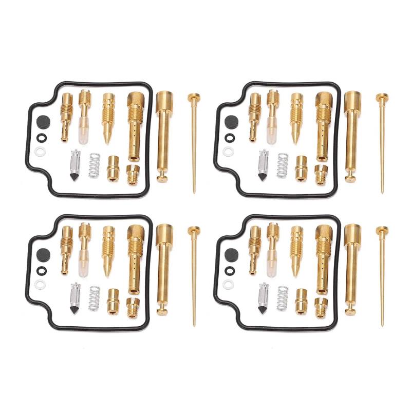KIMISS Vergaser-Reparaturwerkzeug, 56-teiliges Motorrad-Vergaser-Reparaturset Gummi-Metall-Ersatz für CB750 RC42 1992-2008 von KIMISS