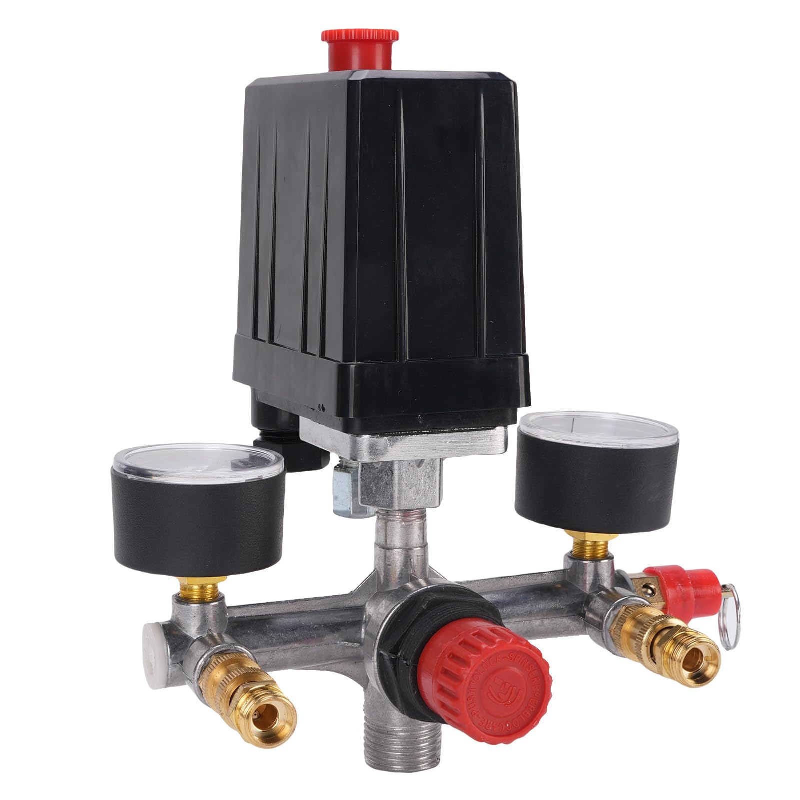 Luftkompressor-Druckschalter, Manometersteuerung, Lange Haltbarkeit, 90–120 PSI, Luftkompressor von KIMISS