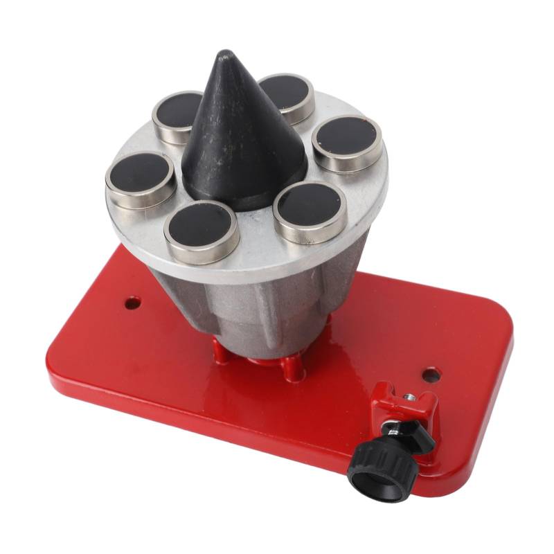 Messerausgleicher Ersetzt 339075B, Magnetische Wandhalterung, Präzises Auswuchten, Solide Metallkonstruktion, Rasenmähermesserausgleicher für Troy-Rasenmähermesser von KIMISS