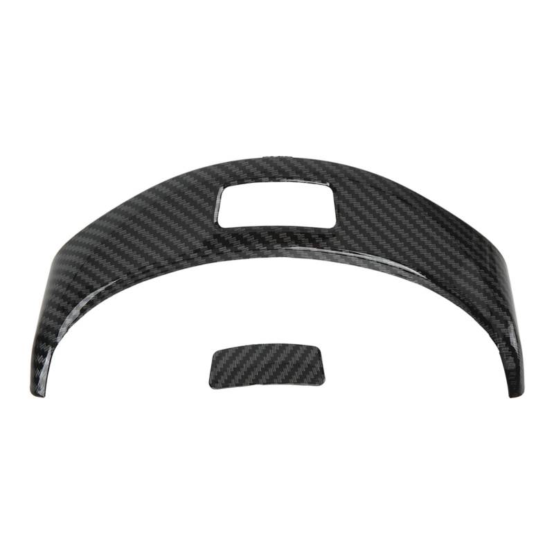 Mittelkonsole Armlehne Aufbewahrungsbox Tastenschalter Abdeckung, KIMISS Armlehne Box Taste dekorative Abdeckung Ersatz für C-Klasse W205 GLC X253 2015-2021 (Kohlefaser-Stil) von KIMISS
