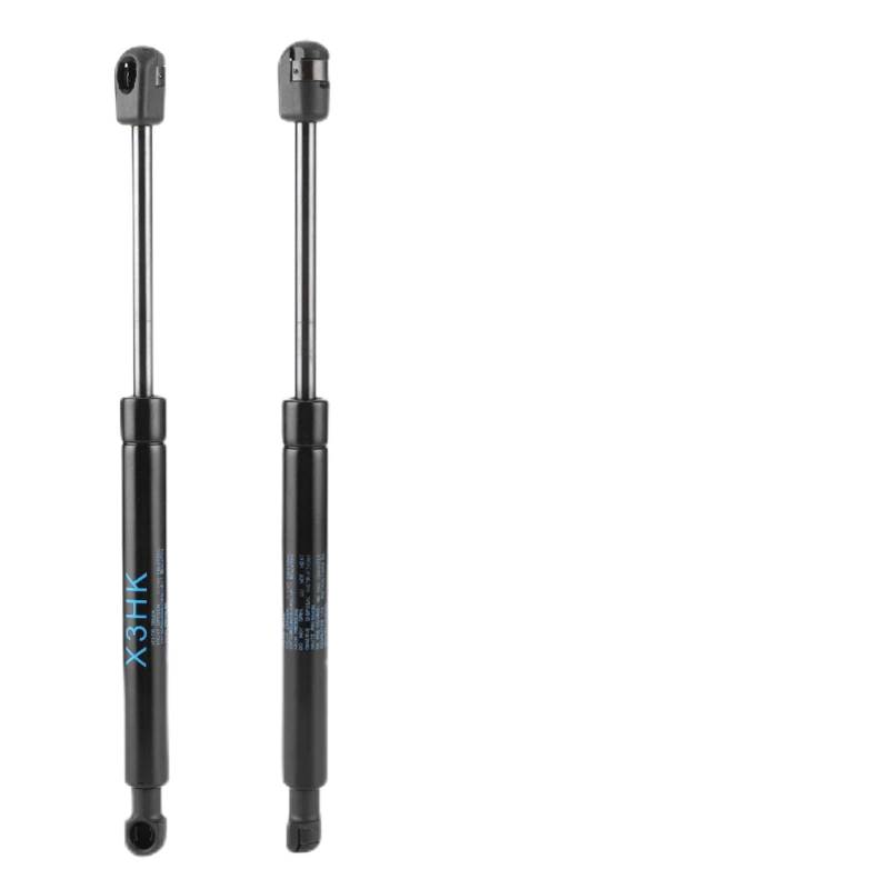 KIMISS Vordere Motorhaubenstreben Stoßgas-Druckstützdämpfer 51233400352 Passend für X3/E83 2004-2010 (Schwarz, Edelstahl) von KIMISS