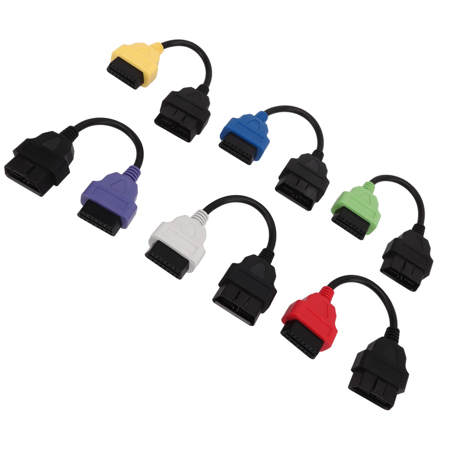 OBD2 Adapterkabel, 6 Stück für MultiECUScan Adapterkabel OBD2 Diagnose ECU Scan Tool Kabel Ersatz für Fiat von KIMISS