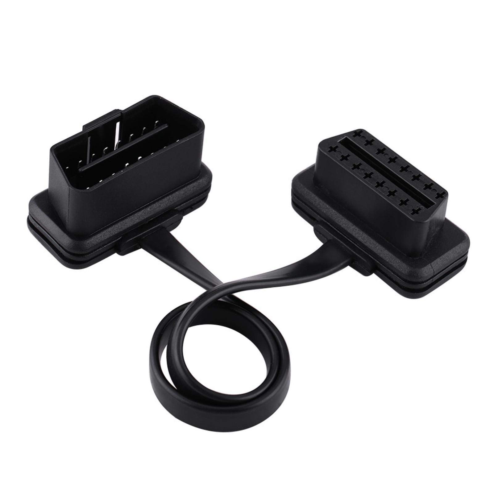 Obd VerläNgerungskabel 50cm,KIMISS 2Car Auto 16-poliger OBD2-Verlängerungskabel-Diagnoseadapter für Stecker auf Buchse 30 cm Länge Obd VerläNgerungskabel 50cm,KIMISS 2Car Auto 16-poliger OBD2-Verlängerungskabel-Diagnoseadapter für Stecker auf Buchse 30 cm Länge von KIMISS