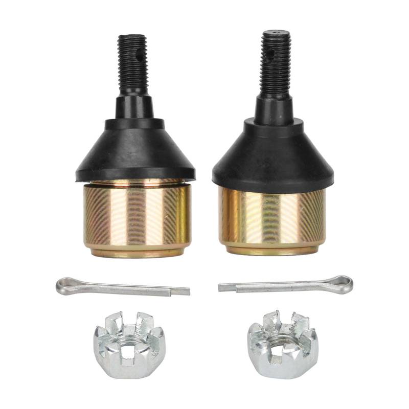 Kugelgelenk-Set,Oberes und Unteres Vorderes Kugelgelenk-Kit, 2 Stück Unteres Kugelgelenk 7080927 Chromstahl-Gummi-Ersatz für POLARIS SCRAMBLER SPORTSMAN von KIMISS