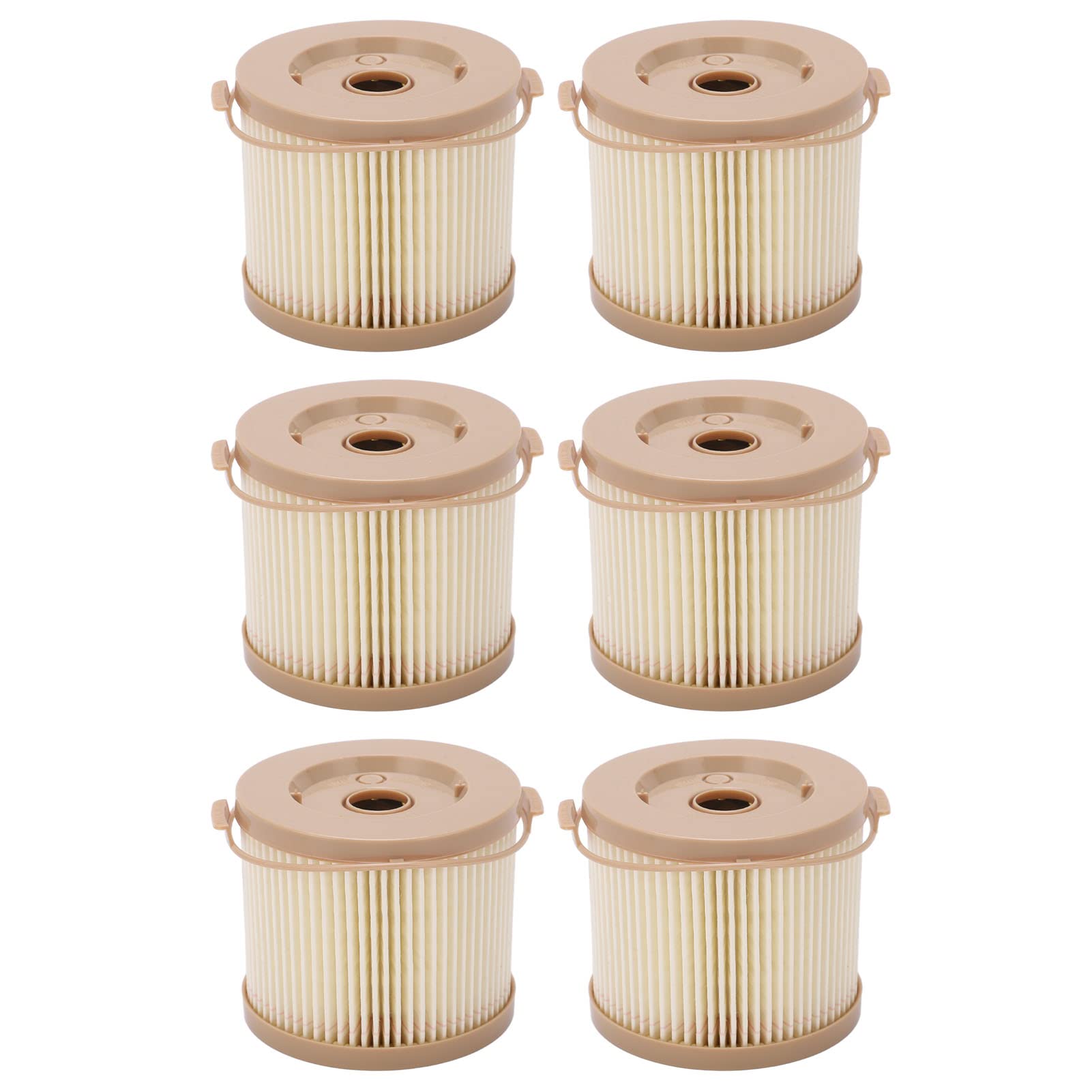 Kraftstofffilter Einsatz Wasserabscheider Wasserabscheider Einsatz Kraftstofffilter 6-Teiliges Kraftstofffilter Wasserabscheider Öl Wasserfilter Kit für RACOR 2010PM-OR 500FG von KIMISS