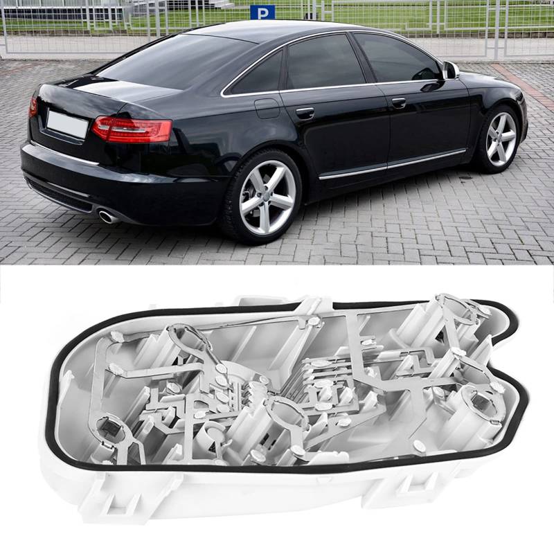 Rücklicht Platine,C6 Rücklichter - Auto-Rücklichthalter, Kopf- und Rücklichtabdeckung Rechts Hinten, Rücklicht, Lampenfassung, Passend für A6 C6 Limousine 2004-2008, 4F5945222C von KIMISS
