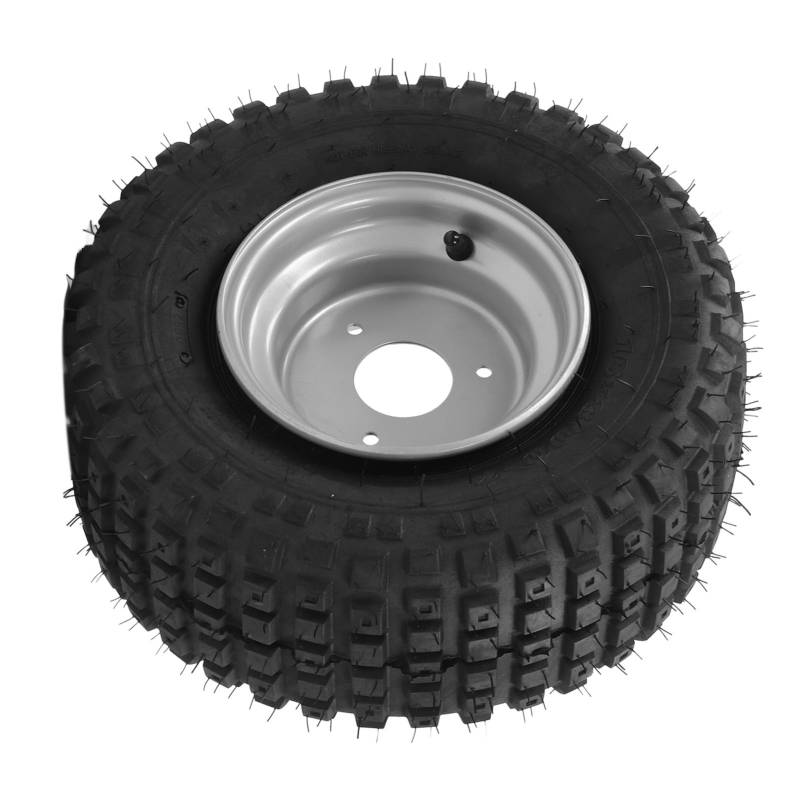 Schwere 16x8-7-Reifen mit Nabe, Gummireifen mit Integrierter Montage, Vibrationsbeständige Reifen für Rutschfestes ATV-UTV-Gokartfahren von KIMISS