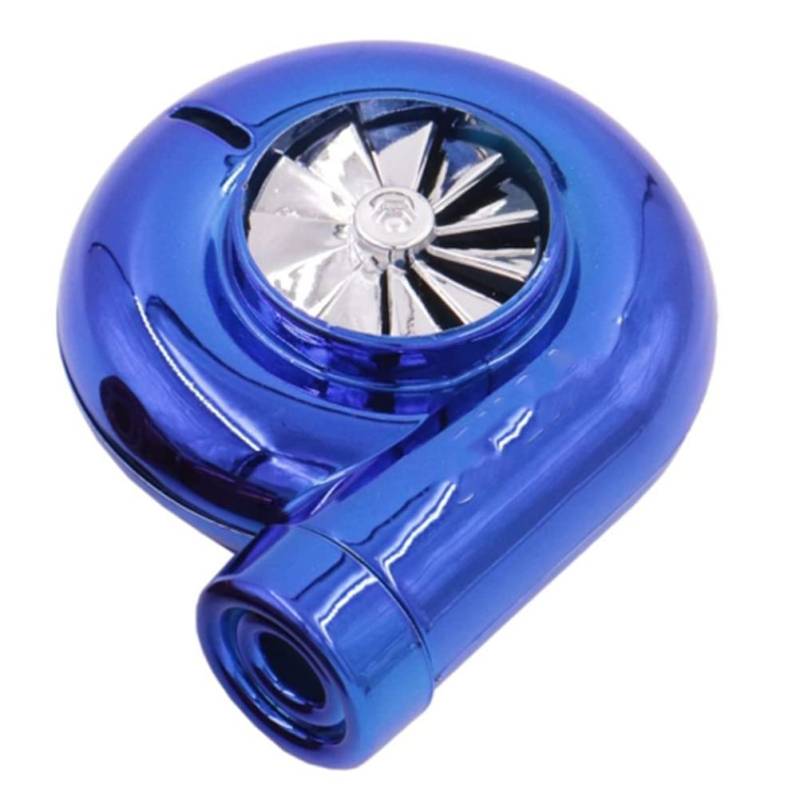 KIMISS Turbo-Lufterfrischer, Auto-Lüftungsclip Aromatherapie-Duftdiffusor Lufterfrischer für Auto-Diffusor-Ornamente (blau, Ozean, Schwarz) von KIMISS
