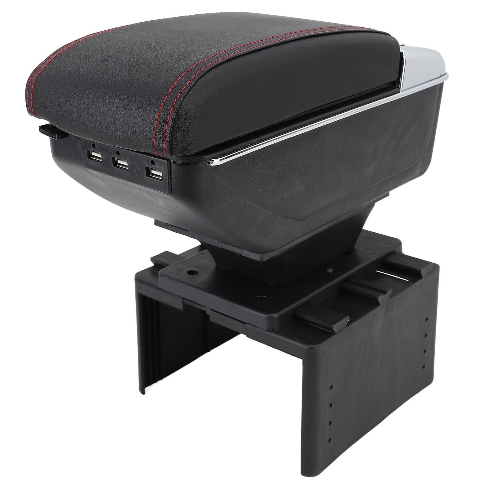Universal Exciperable Armlast Box Organizer Lagerhülle Komfortable Begleiter für die Meisten Fahrzeuge Limousinen SUVs MPVs (rote Linie) von KIMISS