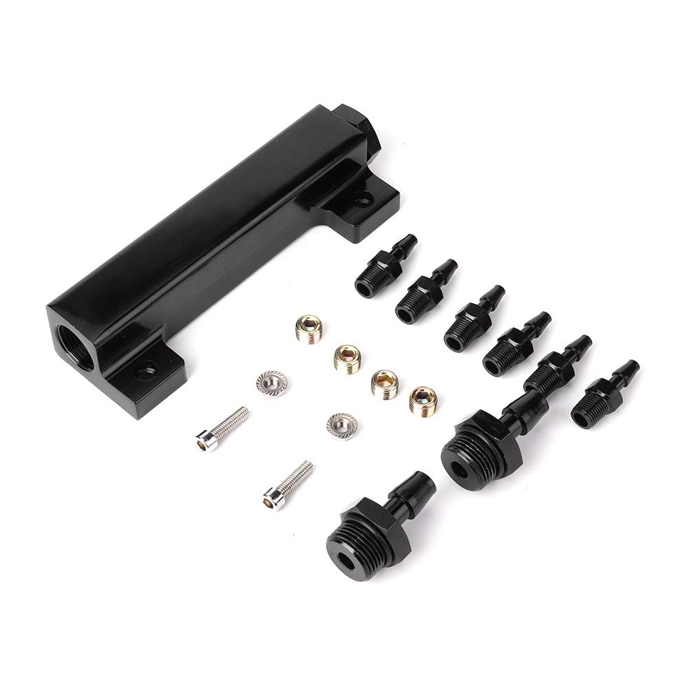 6-Port Vacuum Block Intake für Turbolader und Wastegate - Universal T6061 Aluminium Kit für Rennsport 6-Port Vacuum Block Intake für Turbolader und Wastegate - Universal T6061 Aluminium Kit für Rennsport von Duokon