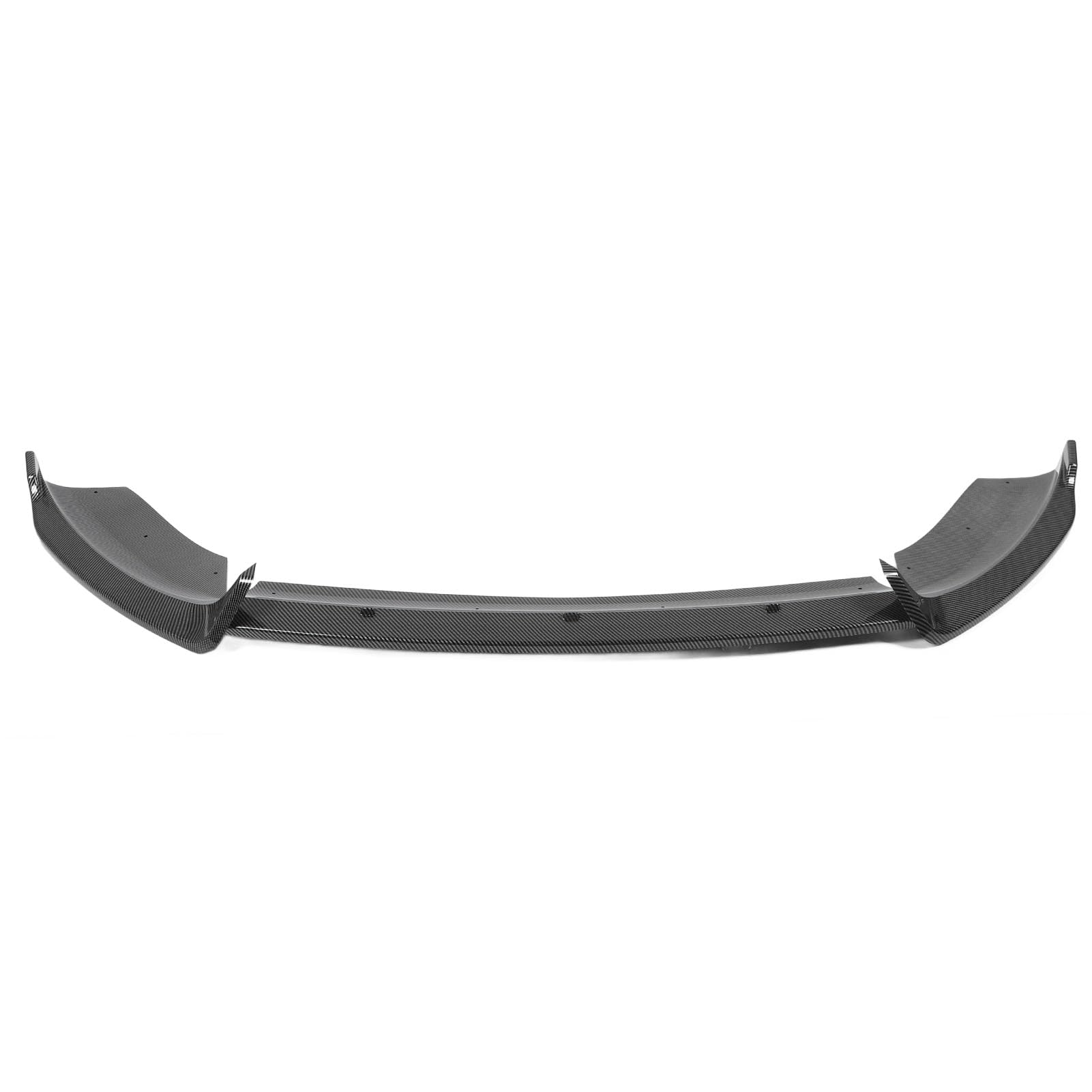 Verbesserte Aerodynamik 3pcs Front Stoßstange Lip Spoiler Splitter Sporty Style Front Lippenspoiler Splitter Protektor für B-Max Zuverlässiger Schutz (Carbonfaser-Look) von KIMISS