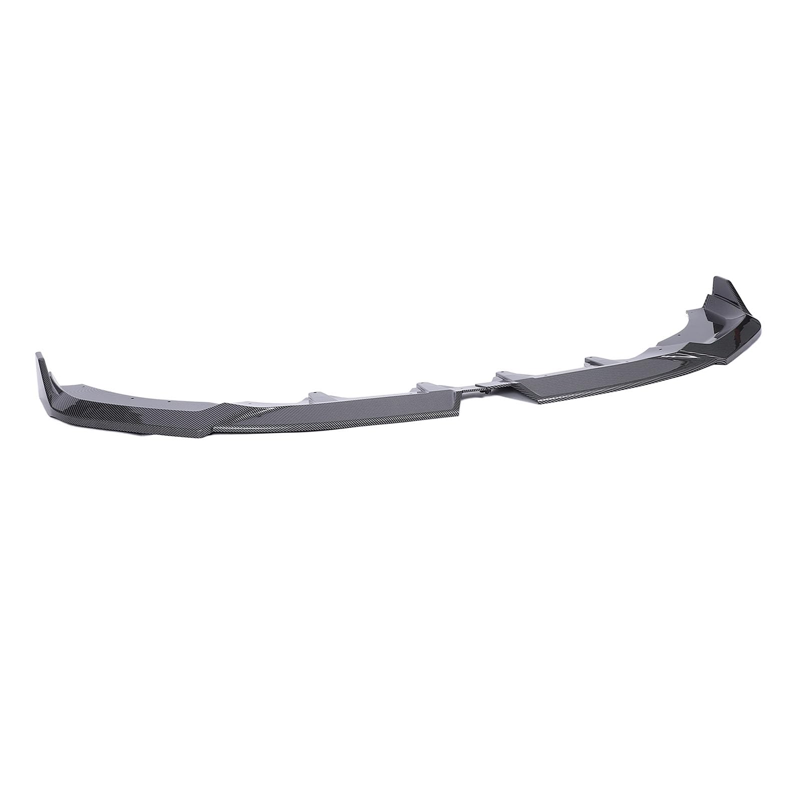 Verbesserte Aerodynamik Vordere Stoßfänger Lip Spoiler Kratzer Sporty Front Stoßfänger Unterlippen -Splitter Diffusor für 5 Serien I5 G60 G61 M Sport Verbesserter Straßengriff (Carbonfaser-Look) von KIMISS